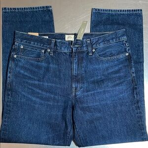 J. Crew Classic Straight NWT Men's Blue Jeans | size 35/32